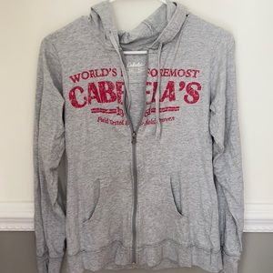 Cabelas zip-up sweatshirt